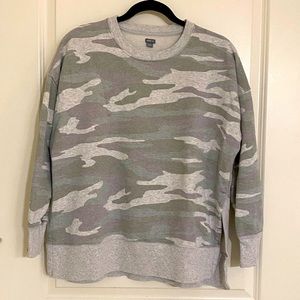 Side slit sweatshirt